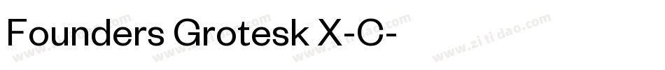 Founders Grotesk X-C字体转换